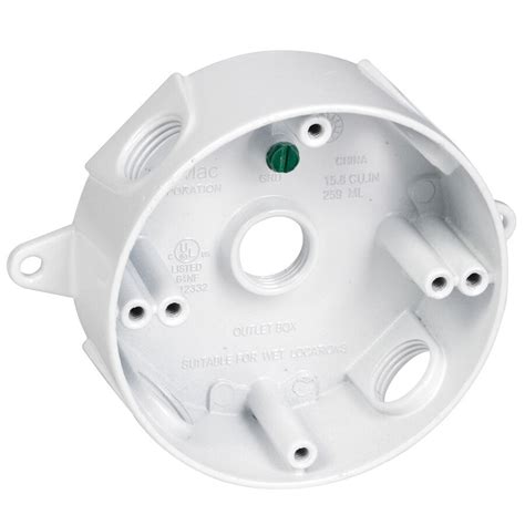 round junction box lowes|lowe's weatherproof electrical boxes.